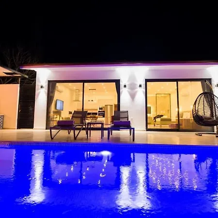 Villa Havuz Alani Korunakli Rahat Minik Bir Kas